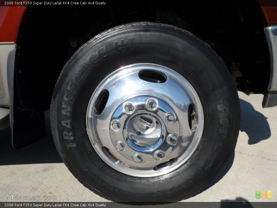 2006 Ford F350 Super Duty Lariat FX4 Crew Cab 4x4 Dually Wheel and Tire Photo #62859097