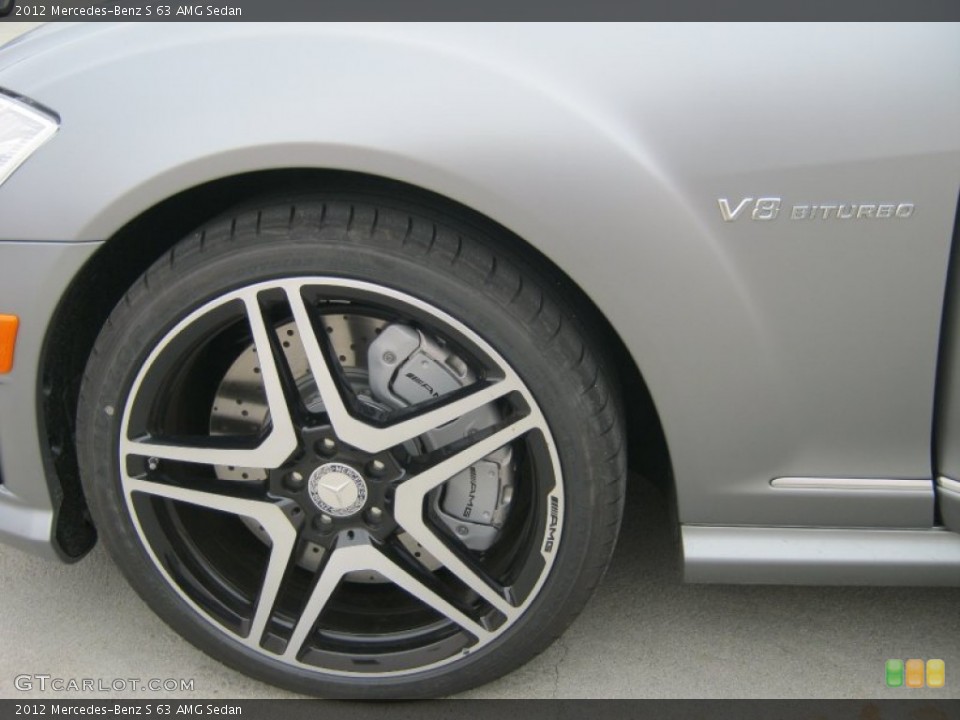 2012 Mercedes-Benz S 63 AMG Sedan Wheel and Tire Photo #62862750