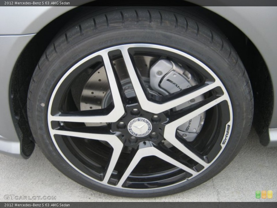 2012 Mercedes-Benz S 63 AMG Sedan Wheel and Tire Photo #62862757