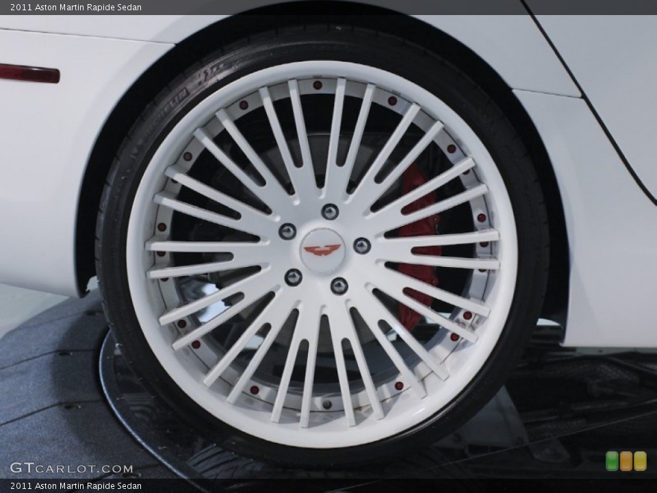 2011 Aston Martin Rapide Custom Wheel and Tire Photo #62881124