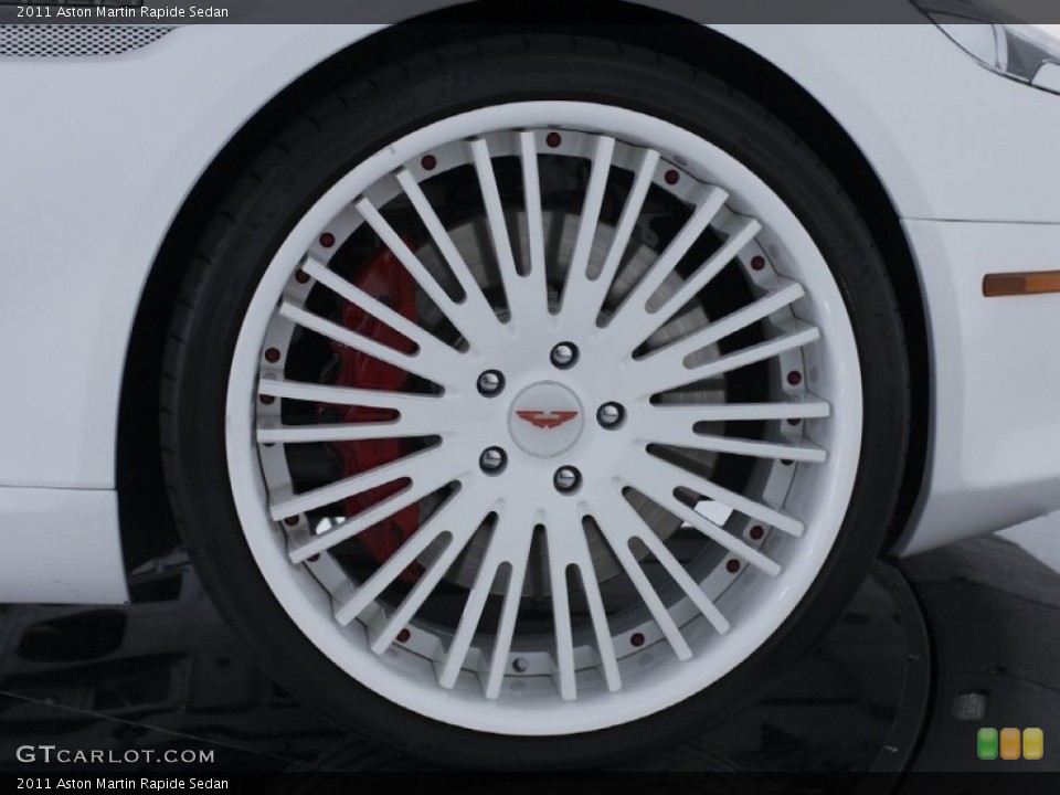 2011 Aston Martin Rapide Custom Wheel and Tire Photo #62881133