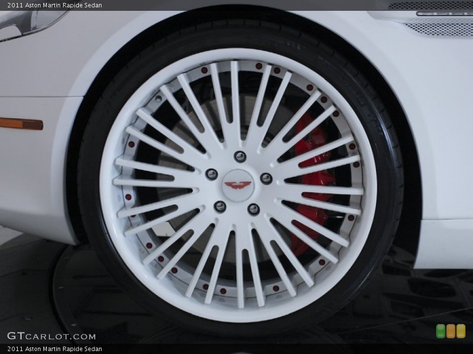 2011 Aston Martin Rapide Custom Wheel and Tire Photo #62881140