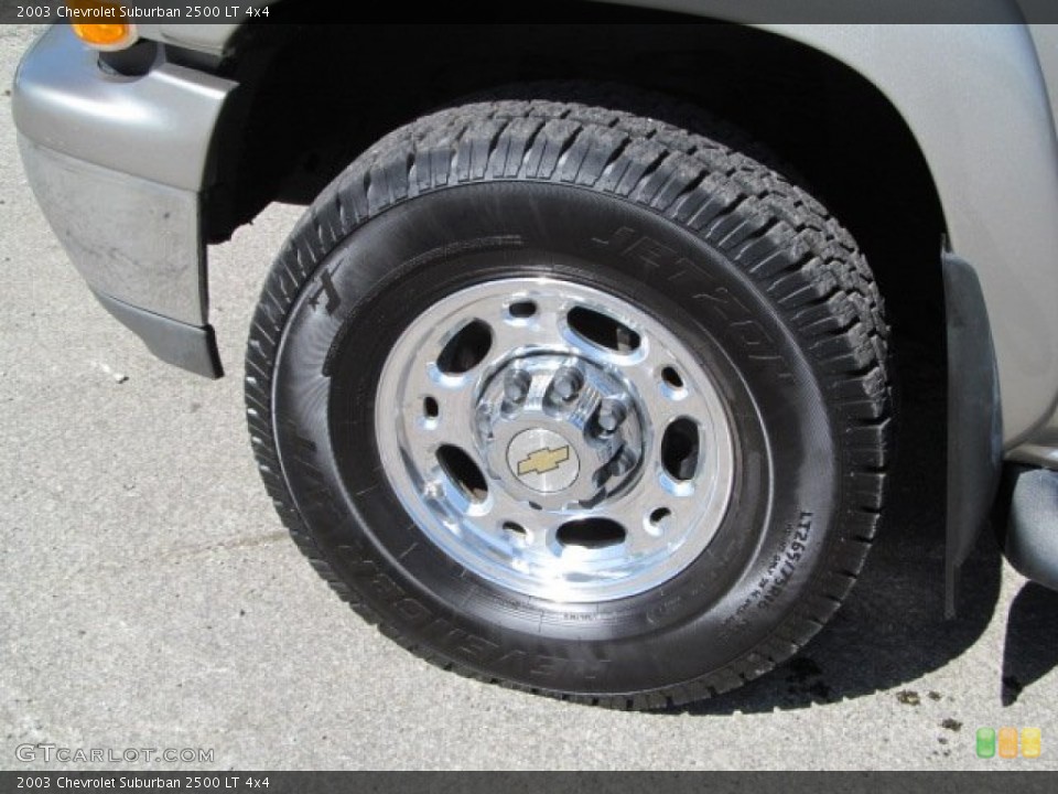 2003 Chevrolet Suburban 2500 LT 4x4 Wheel and Tire Photo #62882587