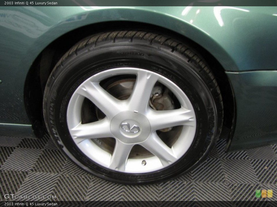 2003 Infiniti Q 45 Luxury Sedan Wheel and Tire Photo #62890274