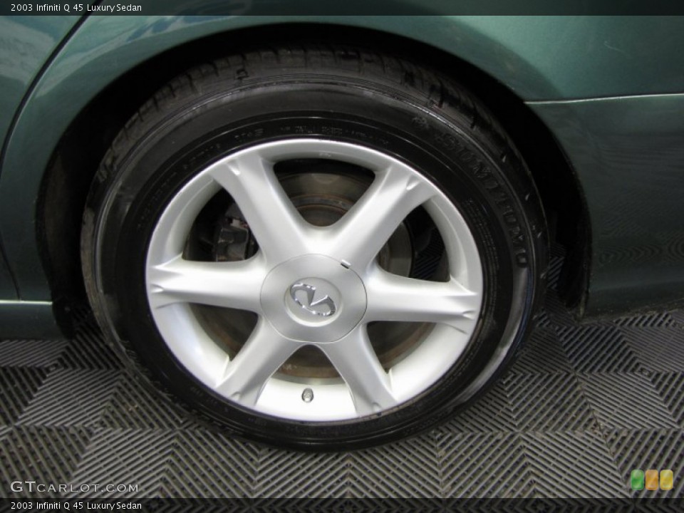 2003 Infiniti Q 45 Luxury Sedan Wheel and Tire Photo #62890292