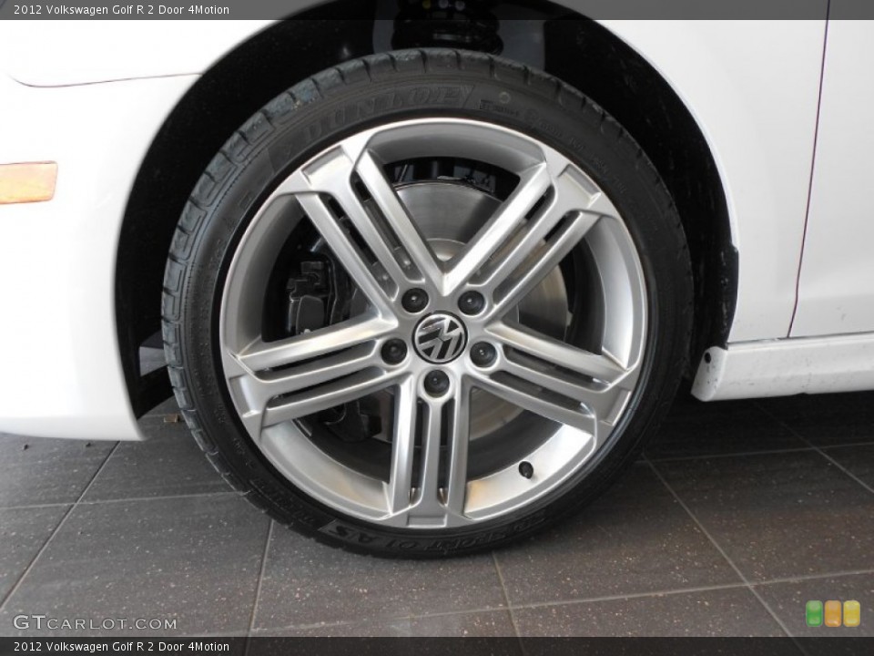 2012 Volkswagen Golf R 2 Door 4Motion Wheel and Tire Photo #62899658