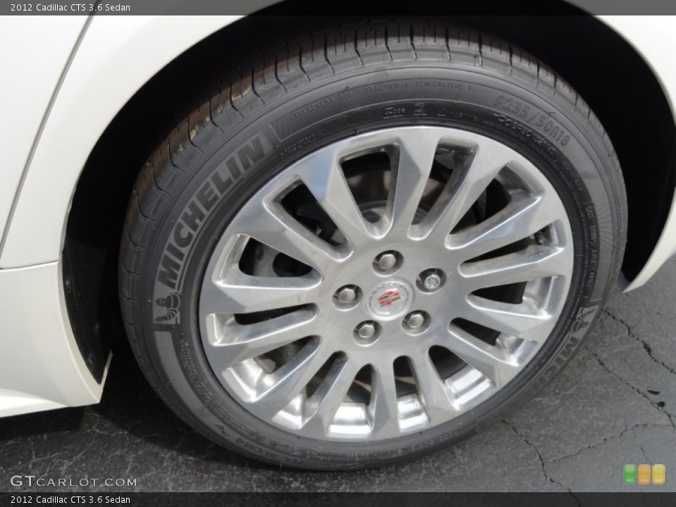 2012 Cadillac CTS 3.6 Sedan Wheel and Tire Photo #62899729