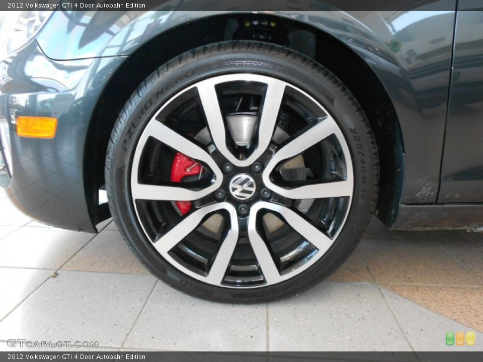 2012 Volkswagen GTI 4 Door Autobahn Edition Wheel and Tire Photo #62899843