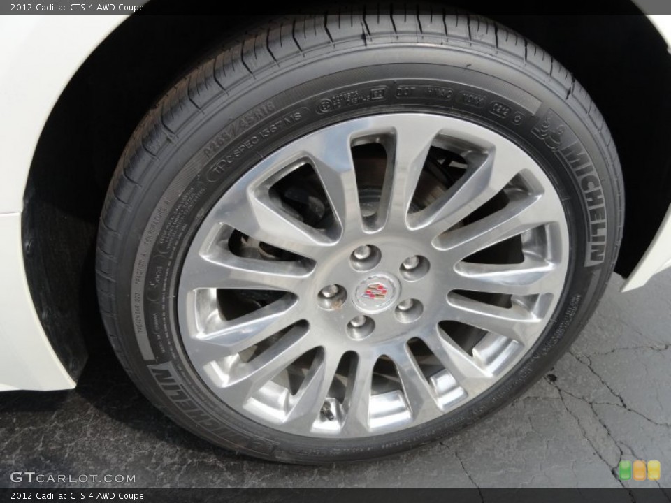 2012 Cadillac CTS 4 AWD Coupe Wheel and Tire Photo #62899891