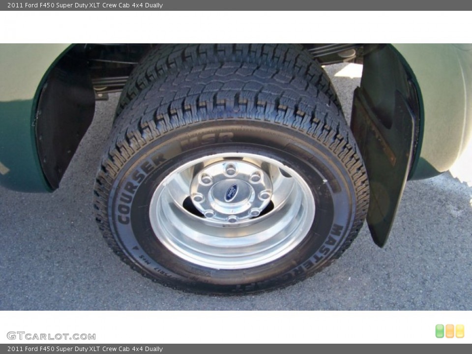 2011 Ford F450 Super Duty XLT Crew Cab 4x4 Dually Wheel and Tire Photo #62910935