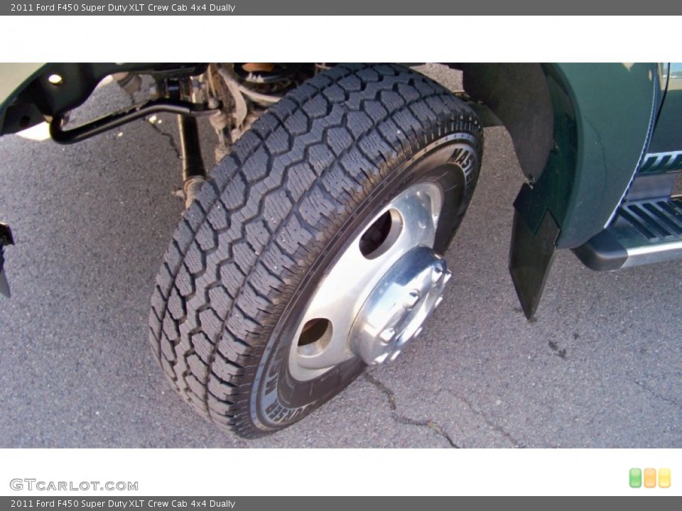 2011 Ford F450 Super Duty XLT Crew Cab 4x4 Dually Wheel and Tire Photo #62910944