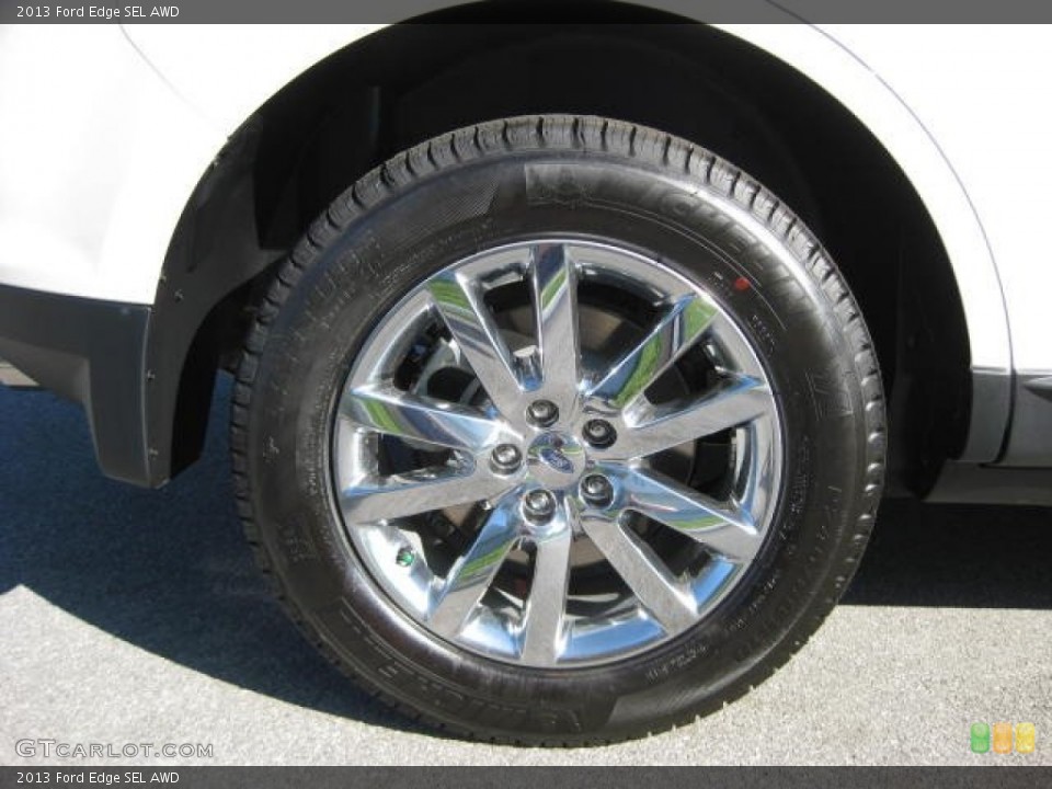 2013 Ford Edge SEL AWD Wheel and Tire Photo #62915684