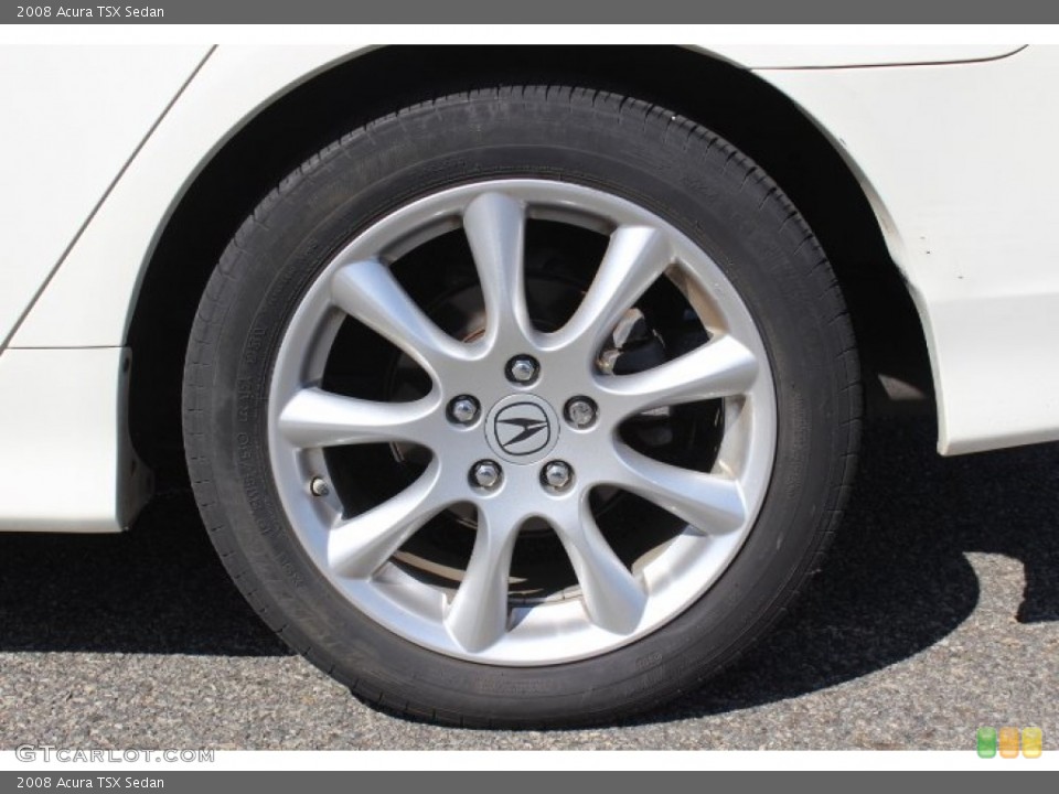 2008 Acura TSX Sedan Wheel and Tire Photo #62921309