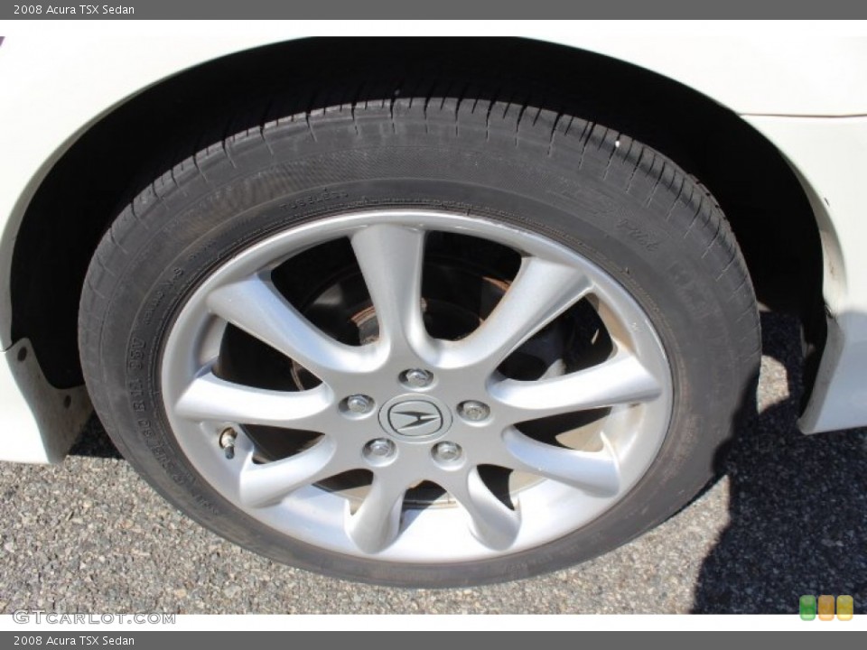 2008 Acura TSX Sedan Wheel and Tire Photo #62921318