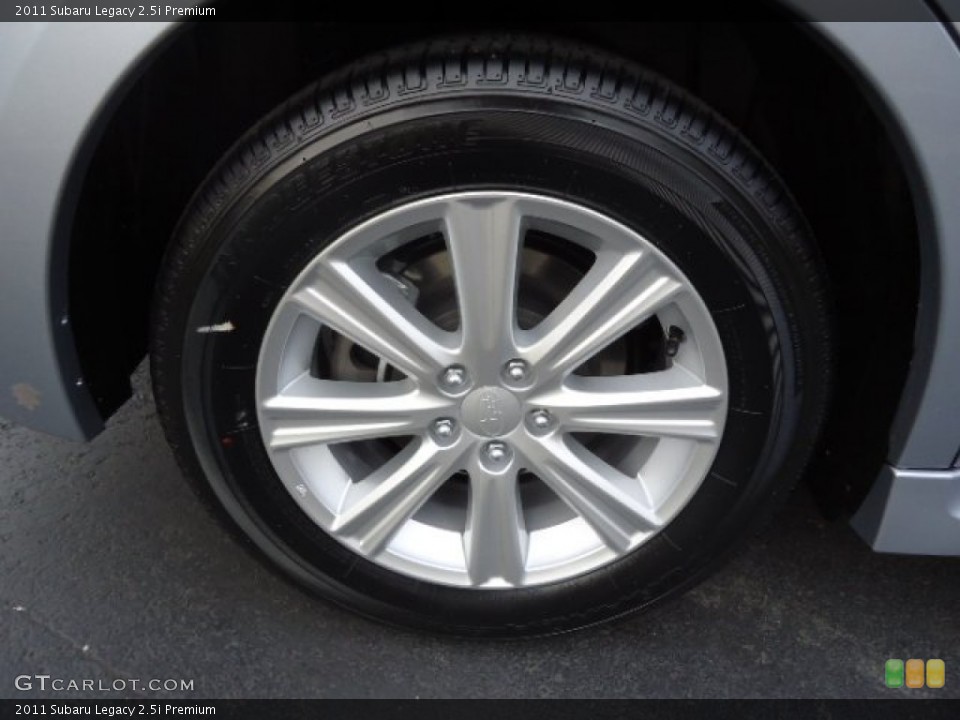 2011 Subaru Legacy 2.5i Premium Wheel and Tire Photo #62926226