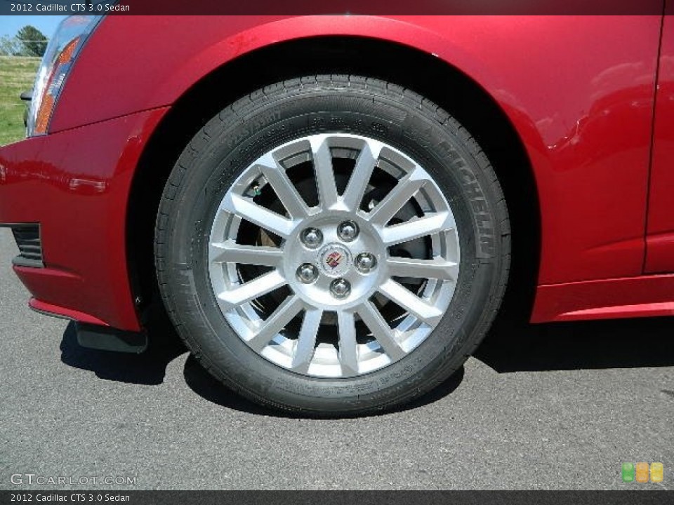 2012 Cadillac CTS 3.0 Sedan Wheel and Tire Photo #62927720