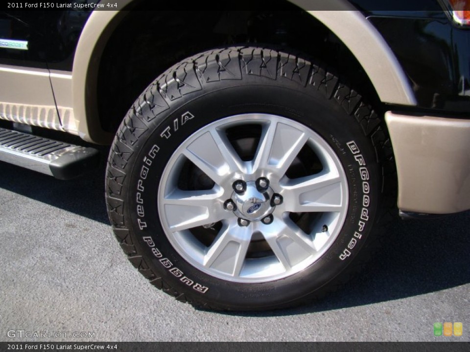 2011 Ford F150 Lariat SuperCrew 4x4 Wheel and Tire Photo #62933898