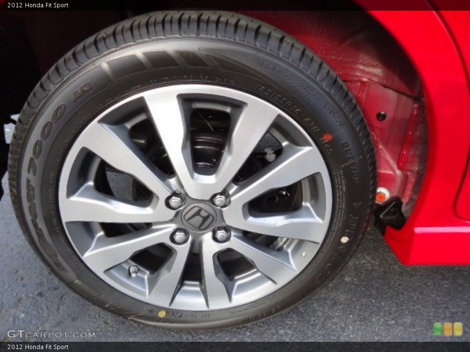 2012 Honda Fit Sport Wheel and Tire Photo #62935517