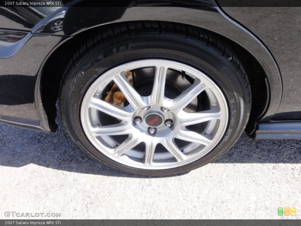 2007 Subaru Impreza WRX STi Wheel and Tire Photo #62942912