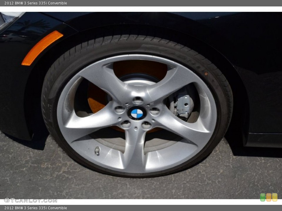 2012 BMW 3 Series 335i Convertible Wheel and Tire Photo #62947975
