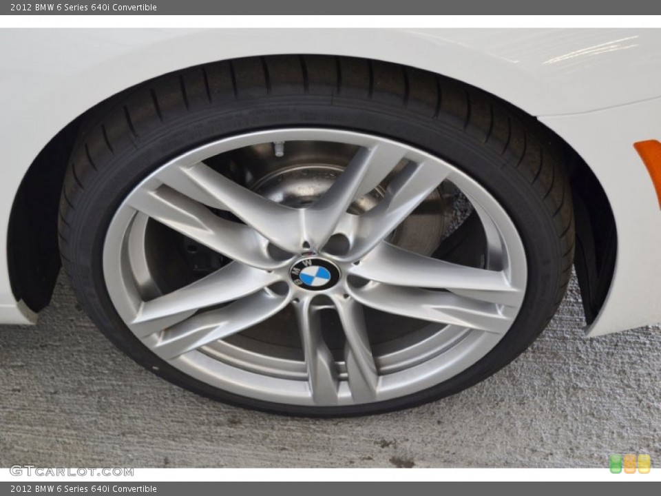 2012 BMW 6 Series 640i Convertible Wheel and Tire Photo #62948883