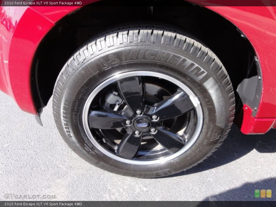 2010 Ford Escape XLT V6 Sport Package 4WD Wheel and Tire Photo #62949954