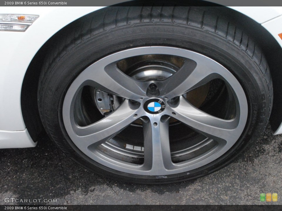 2009 BMW 6 Series 650i Convertible Wheel and Tire Photo #62951733