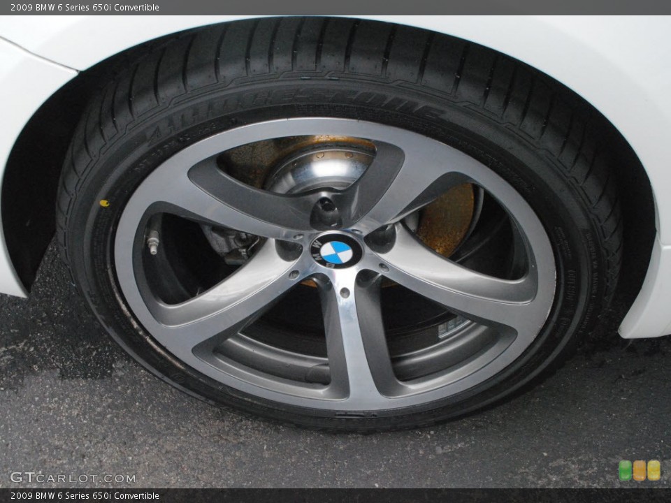 2009 BMW 6 Series 650i Convertible Wheel and Tire Photo #62951766