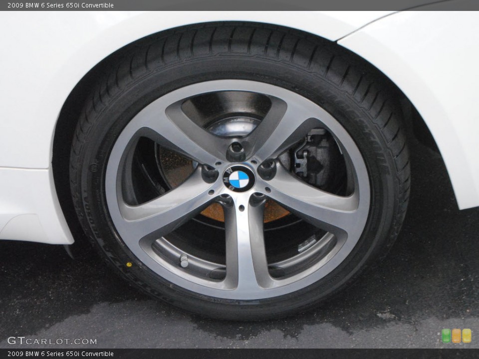 2009 BMW 6 Series 650i Convertible Wheel and Tire Photo #62951793
