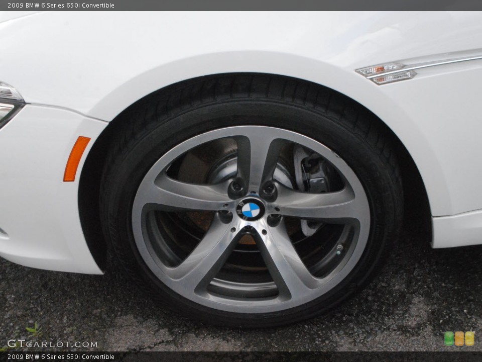 2009 BMW 6 Series 650i Convertible Wheel and Tire Photo #62951904