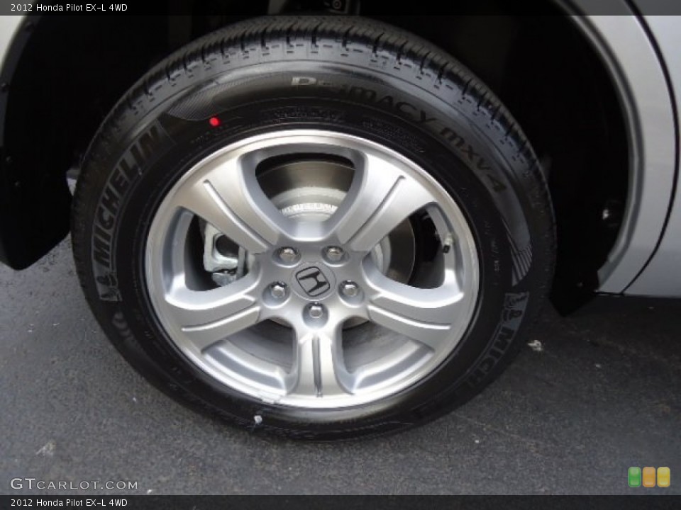 2012 Honda Pilot EX-L 4WD Wheel and Tire Photo #62955045
