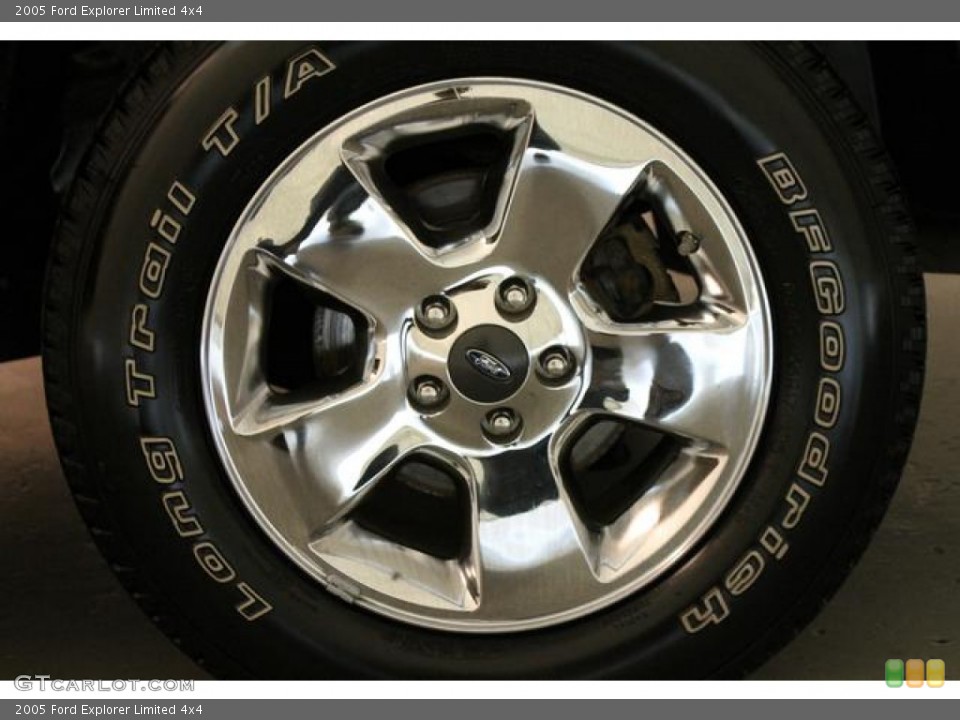2005 Ford Explorer Limited 4x4 Wheel and Tire Photo #62957629