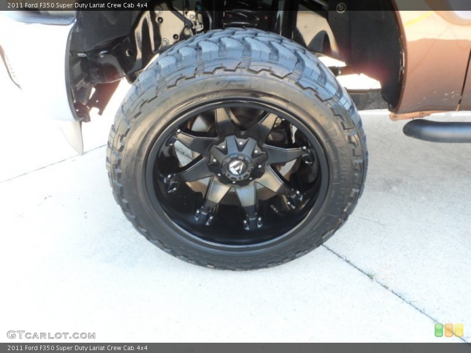 2011 Ford F350 Super Duty Custom Wheel and Tire Photo #62959144