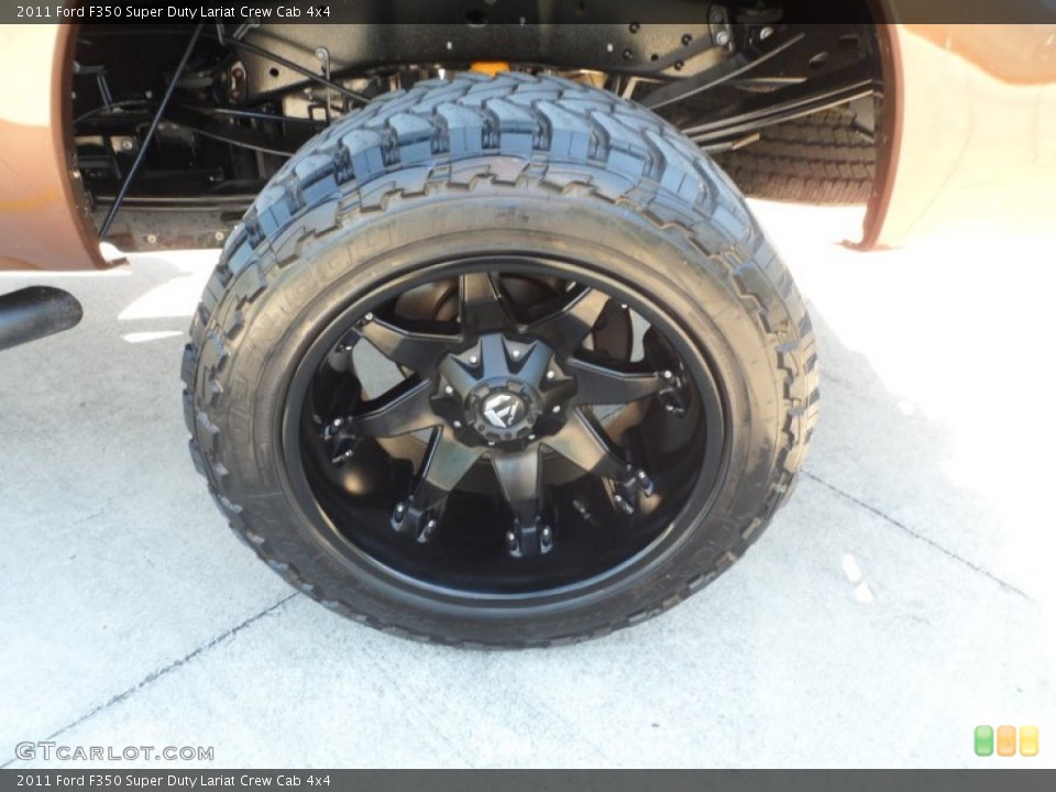 2011 Ford F350 Super Duty Custom Wheel and Tire Photo #62959153