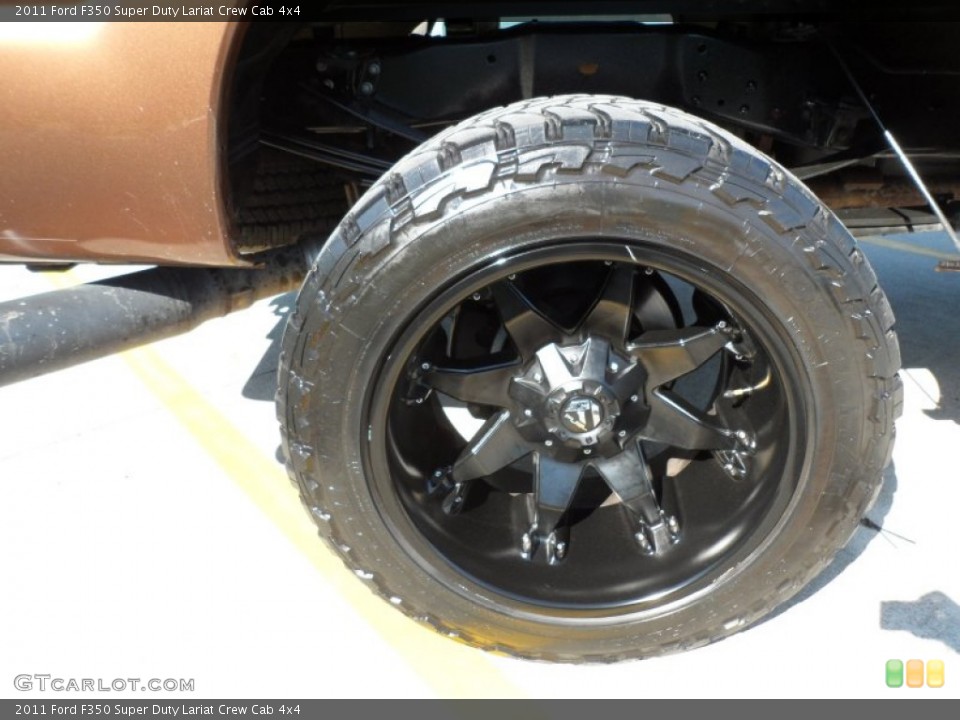 2011 Ford F350 Super Duty Custom Wheel and Tire Photo #62959161