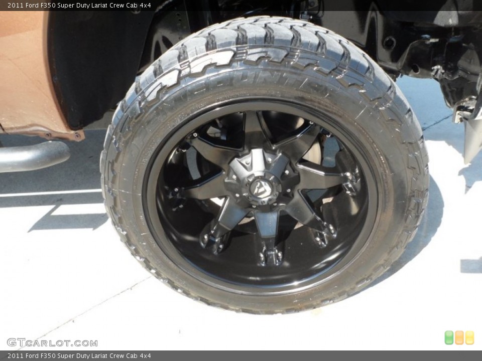 2011 Ford F350 Super Duty Custom Wheel and Tire Photo #62959167