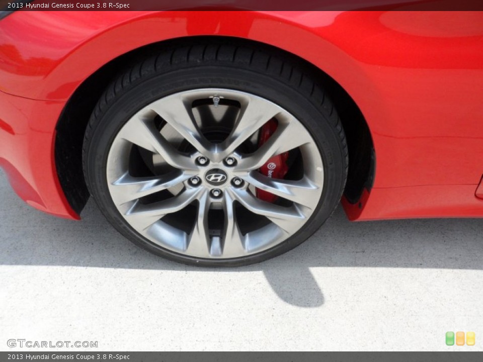 2013 Hyundai Genesis Coupe 3.8 R-Spec Wheel and Tire Photo #62960548