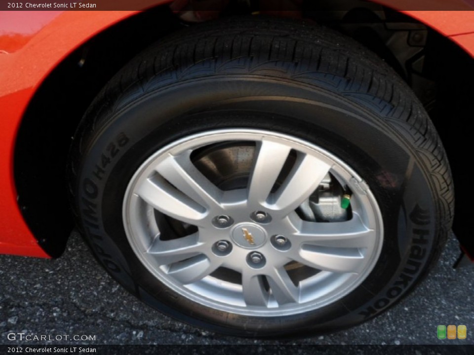 2012 Chevrolet Sonic LT Sedan Wheel and Tire Photo #62971536