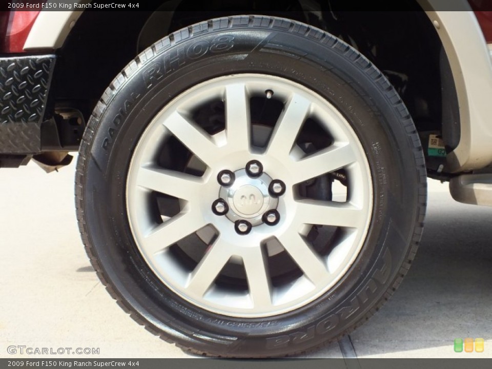 2009 Ford F150 King Ranch SuperCrew 4x4 Wheel and Tire Photo #62980526