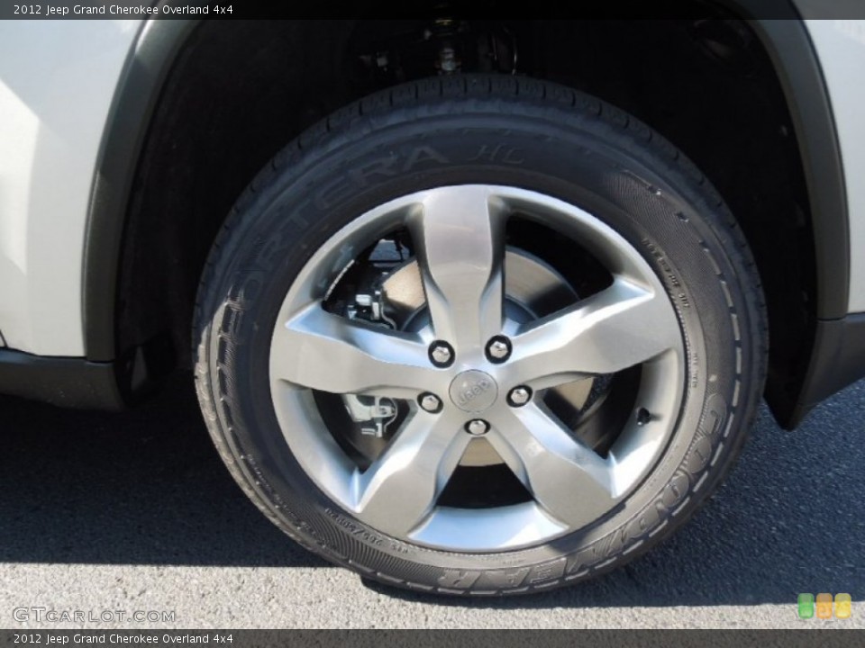 2012 Jeep Grand Cherokee Overland 4x4 Wheel and Tire Photo #62981402
