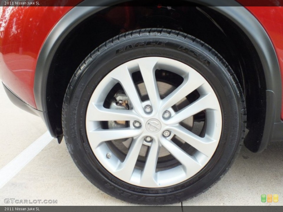 2011 Nissan Juke SL Wheel and Tire Photo #62982206