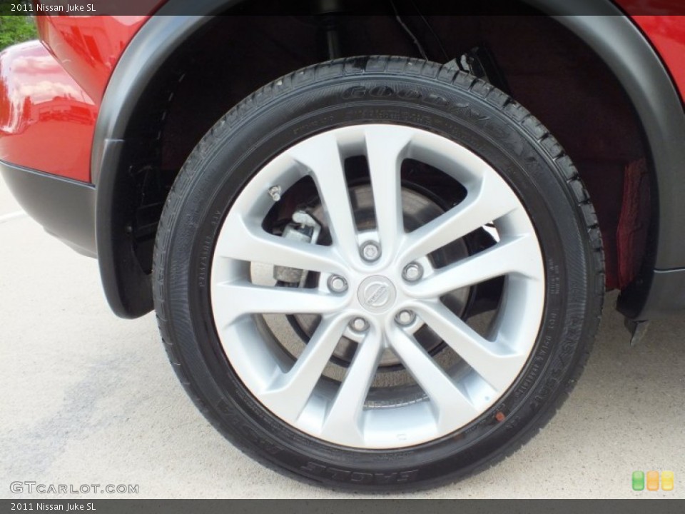 2011 Nissan Juke SL Wheel and Tire Photo #62982224