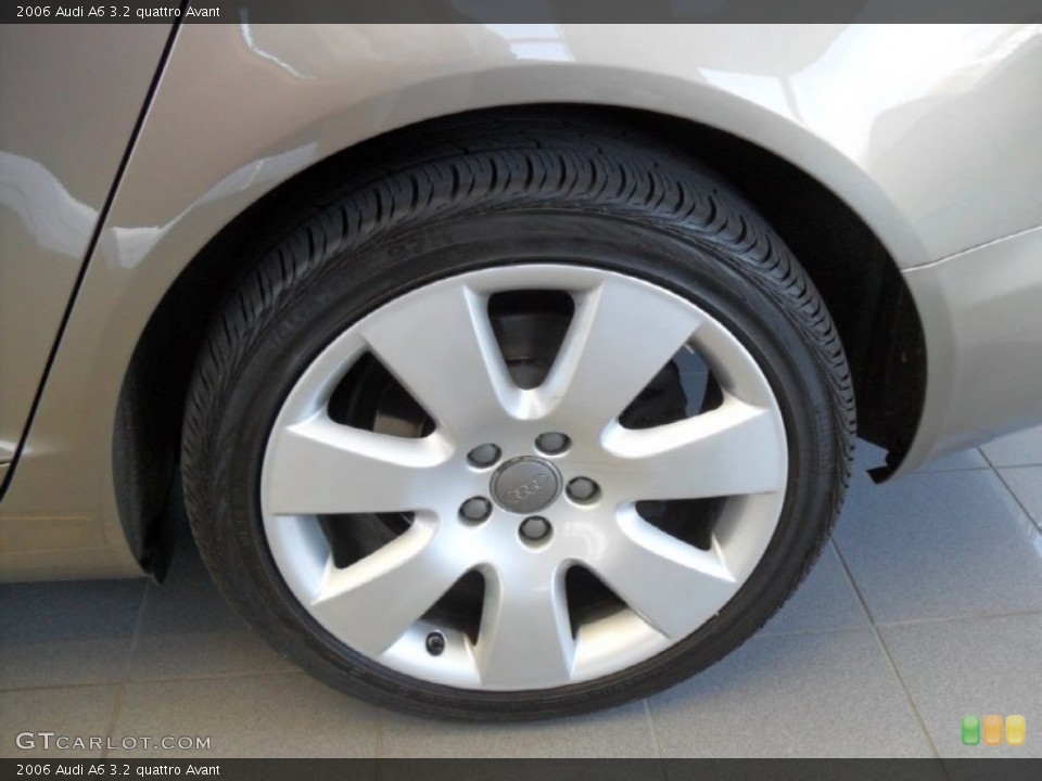 2006 Audi A6 3.2 quattro Avant Wheel and Tire Photo #62982854
