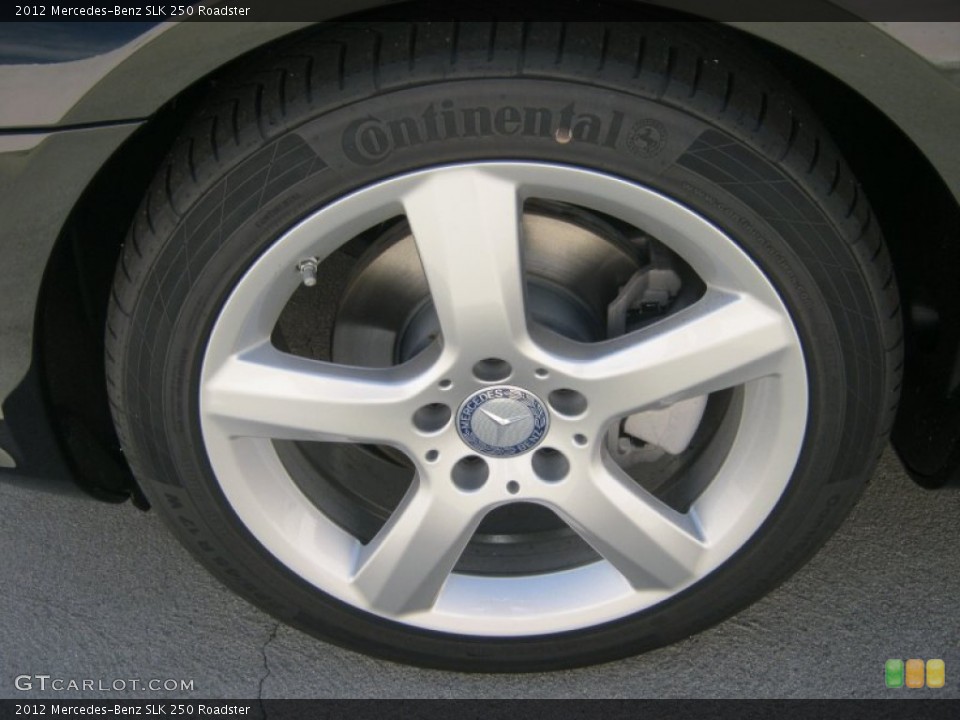 2012 Mercedes-Benz SLK 250 Roadster Wheel and Tire Photo #62983424