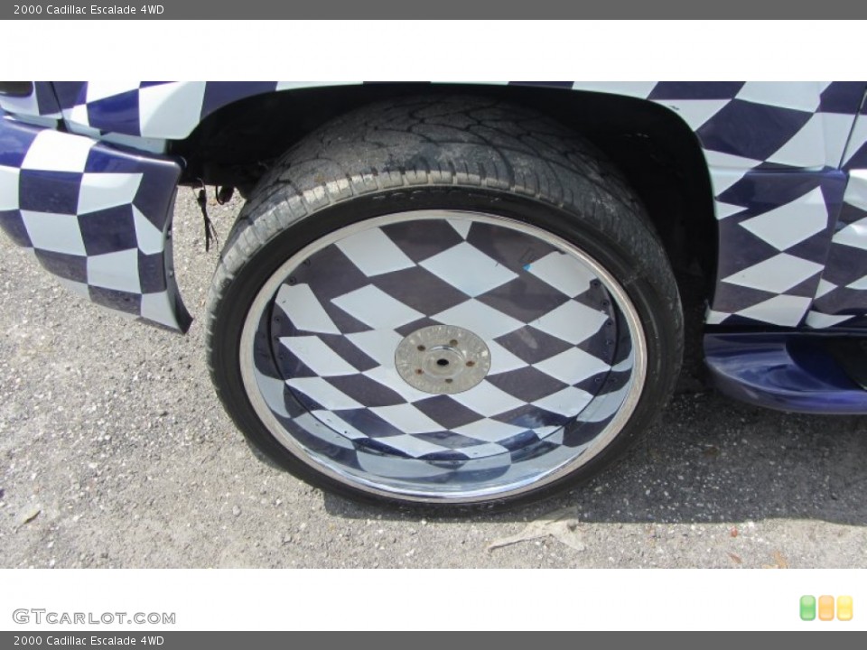 2000 Cadillac Escalade Custom Wheel and Tire Photo #62986235