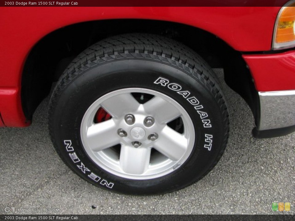 2003 Dodge Ram 1500 SLT Regular Cab Wheel and Tire Photo #62990007