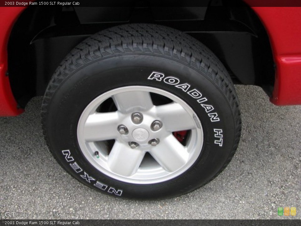 2003 Dodge Ram 1500 SLT Regular Cab Wheel and Tire Photo #62990060