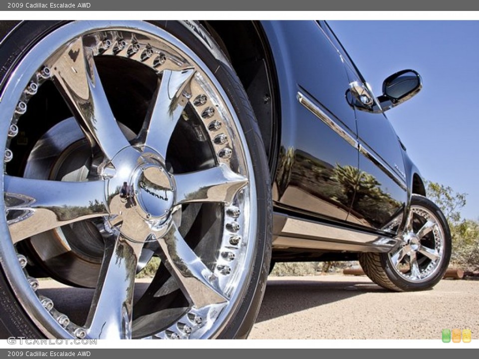 2009 Cadillac Escalade Custom Wheel and Tire Photo #62993708