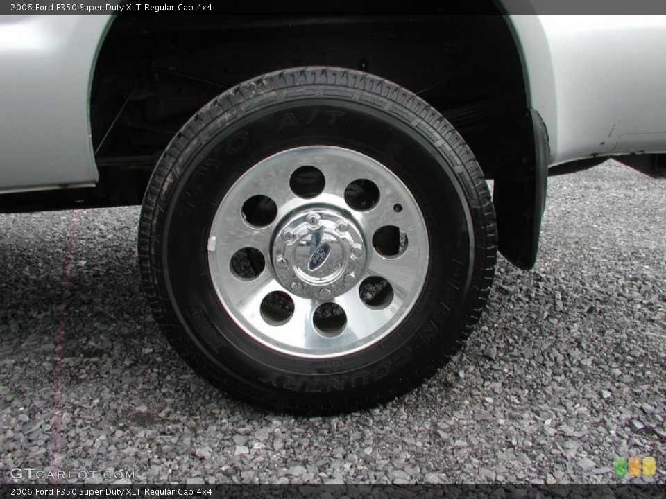 2006 Ford F350 Super Duty XLT Regular Cab 4x4 Wheel and Tire Photo #62999888