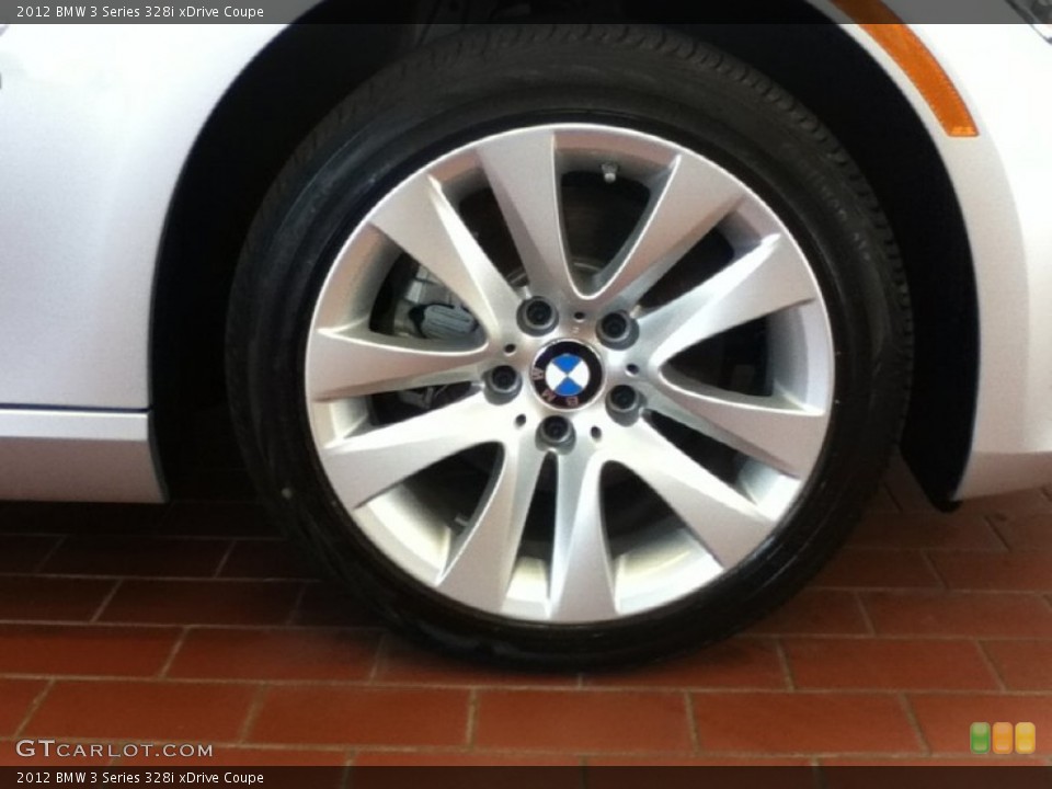 2012 BMW 3 Series 328i xDrive Coupe Wheel and Tire Photo #63000530